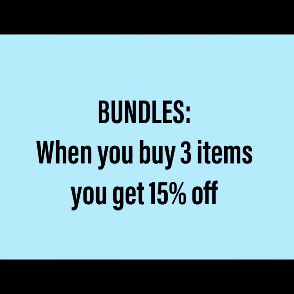 BUNDLES (not for sale)